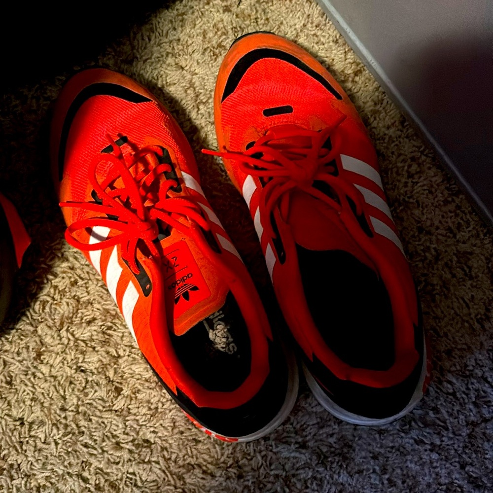Men’s size 12 bright orange Adidas ZX